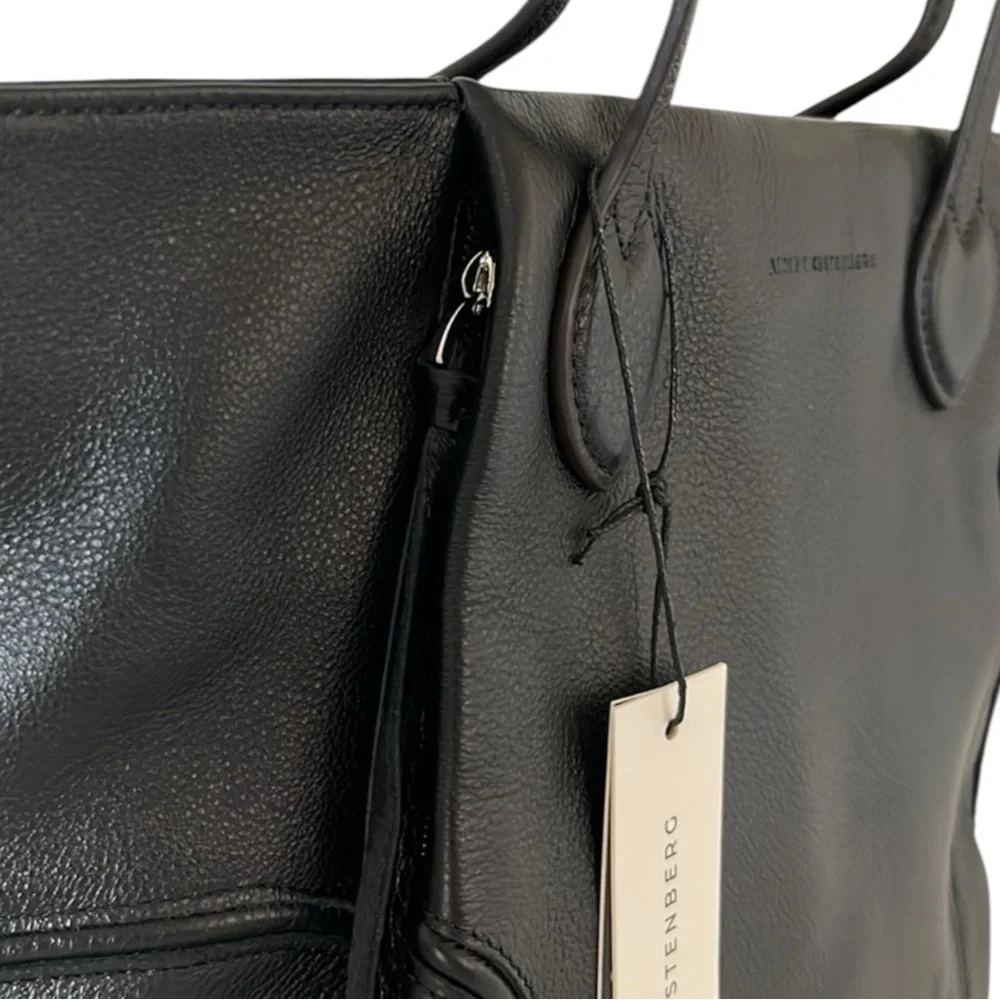 AIMEE KESTENBERG Leather Chelsea Tote Bag in Classic Black NWT!!!! - Picture 7 of 11